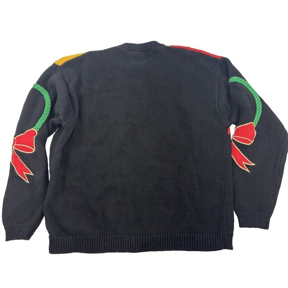 IB Diffusion Christmas Sweater Cardigan Star Button Embroidered Womens Medium - Picture 13 of 13